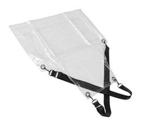 STOBAZA Tablier de Coiffure Transparent en Tpu Ajustable L'Huile Sangle Unie pour Salon de Coiffure Féminin