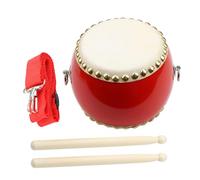 STOBAZA Tambour pour Garçon Fille Rouge Musical Éducatif Percussion Sécurisée avec Baguettes Développement du Rythme pour Garçons et Filles Cadeau Anniversaire Éveil Musical