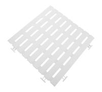 STOBAZA Tapis de Sol Antidérapant en PVC Blanc Facile à Nettoyer et Tapis de Confortables pour Sauna et Salle de Bain pour Zones Humides