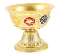 STOBAZA Tasse Bouddhiste Alliage Délicat Coupe Eau pour Temple Décor Vintage Aux Bonnes Fortunes Cadeau et Santé