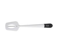 STOBAZA Thermomètre de Cuisson Silicone avec Spatule Intégrée à Profonde Écran LCD Digital pour Viande Bonbons et Sauces avec Clip pour Casserole Résistant Haute Température