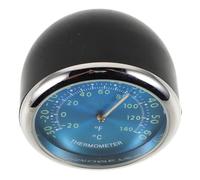 STOBAZA Thermomètre Tableau de Bord Voiture Lumineux Bleu avec Horloge Quartz Précise pour Intérieur Auto Lecture Nocturne Facile