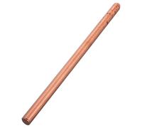 STOBAZA Tige Filetée en Cuivre Rouge T2 M10 X 200 Mm, Tige Ronde Filetée Complète pour Projets de Bricolage, Extension Résistante à L’humidité, Conductivité Électrique Efficace, Usage