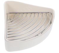 STOBAZA Toilettes pour Cage à Lapins en Céramique Angle Triangulaire Grille Électrolytique Antidérapante Résistante pour Lapin et Hamster Usage Salle de Bain