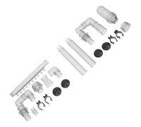 STOBAZA Tube D'arrivée d'eau pour Aquarium 3/8 en Abs Design Coudé Lisse, Compatible avec Modèles 602b/603b et Autres Filtres Populaires, Aide à Fluidifier Le Débit d'eau