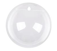 STOBAZA Vase Mural en Acrylique Transparent Rond pour Poissons et Plantes, Économiseur D'espace et Sécurisé, pour Maison ou Bar à Café