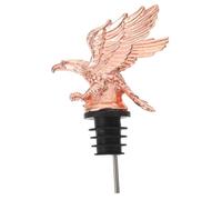 STOBAZA Verseur Bouteille Vin Décoratif Tête Rose Doré Bouchon Stopper et Bec Verseur pour Cadeau et Fête