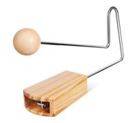 STOBAZA Vibraslap Instrument de Percussion en Bois Robuste, Instrument Rythmique Latin Unique, 1 Pièce, Percussion Manuelle pour Orchestre et Musiciens Débutants, Effet Sonore pour Scène