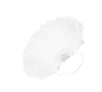 STOBAZA Voile de Mariée Chat Blanc Boucle Réglable en Non-tissé, Accessoire Charmant pour Mariage ou Anniversaire, Style Couronne Élégant à Porter