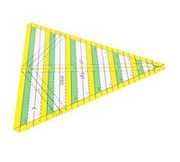 STOBOK 1 Pc Règle De Patchwork Règle De Couette En Tissu Courtepointe En Patchwork Règle Triangle Demi-carré Règle De Mesure Patchwork Courtepointes En Patchwork Règle à Coudre Plastique