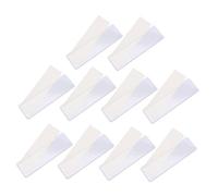 STOBOK 10pièces Porte-étiquettes Magnétiques Lot de Cartes Transparentes pour Étiquettes Professionnelles Et Personnelles pour Bureau École Et Maison