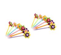 STOBOK 12pièces Stylo Décoratif Tournesol De Stylos à Fleurs Multicolores Pour Écriture Précise Et Créative Pour Étudiants Et Bureaux