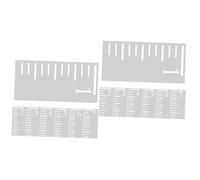 STOBOK 14pièces Template De Mesure De Hauteur Pour Garçon Fille Pochoir Pratique Pour Chartes De Croissance Réutilisable Pour Décoration Murale Et Peinture