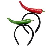 STOBOK 2 Pièces Tête Piment Adorable pour Enfants Et Adultes Bandeau De Cheveux Confortable pour Fêtes Déguisées Halloween Et Cosplay Décoration Drôle Et Légère