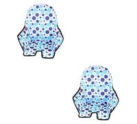 STOBOK 2pièces Coussin De Chaise Simple Pour Garçon Fille Housse Confortable Tissu Doux Pour Chaise De Dîner Pour Maison Et Restaurants Bleu