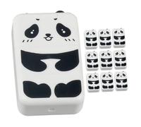 STOBOK 40pièces Gommes Créatives Forme De Panda Gomme Multifonction Pour Dessin Et Écriture Accessoire De Bureau Amusant