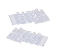 STOBOK 50pièces Étiquettes De Prix Transparentes PVC Lot pour Magasin Et Boutique