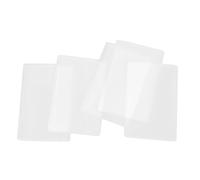 STOBOK 5pièces Pochette Rigide Transparente Pour Carte De Visite Étui De Protection Pour Carte De Crédit Housse De Stockage Pour Badge Identification