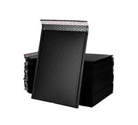 STOBOK à Bulles Noir 25Pcs Enveloppes à Bulles Noires Antichoc Poly D'emballage de Express Sacs D'expédition Auto-Scellés Enveloppes Rembourrées- 33X25x0. 3 Cm