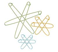 STOBOK Accessoires De Tricot Et De - 9 Porte-Fils Sécurité en Aluminium Marqueurs pour Tricot Porte-Laine Blocage