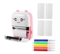 STOBOK Imprimante Photo sans Fil Mini-imprimante De Poche pour Étudiants Outil Dimpression Portable Impression Instantanée De Questions Erronées Petite Imprimante sans Fil