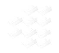 STOBOK Lot de 10 Présentoirs Détiquettes De en Acrylique Robustes Et Pratiques pour Magasins De Détail.
