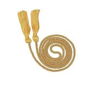 STOBOK Lot De 2 Cordons Dhonneur pour Célibataire Corde Dhonneur pour Remise De Diplôme Pompons Dorés Fil De Polyester pour Cérémonie