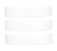 STOBOK Lot De 3 Disques en Mousse Artisanale Blancs 25 Cm De Diamètre 5 Cm D'épaisseur pour Bricolage Mariage Décoration DIY Anniversaire Noël Saint-Valentin Baby Shower
