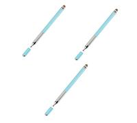 STOBOK Lot De 3 Stylets Capacitifs en Métal 2 en 1 pour Écran Tactile Corps en Métal pour Téléphone Tablette Dessin Écriture