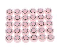 STOBOK Lot de 30 roulements à vent roses à base rotative pour accessoires de cheveux, nail art et travaux manuels, mouvement lisse, installation facile, polyvalent pour projets créatifs