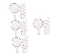 STOBOK Lot De 4 Tableaux Blancs Pour Enchères Tableau Daffichage Simple Face Tableau Décriture Vierge Tableau Daffichage Simple Pour Juges 5 Pièces X 4