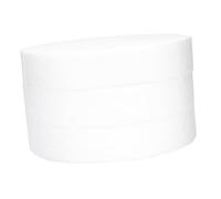 STOBOK Mousse pour Art Floral Cylindrique Blanche, Brique de Mousse pour Loisirs Créatifs, Accessoire de Bricolage pour Décoration de Mariage et Fleurs, Pack de 3 Pièces