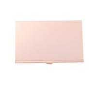 STOBOK Organisateur De Cartes De Visite Aluminium Alloy Étui Métallique Élégant pour Titulaire De Nom Et Cartes De Crédit Or