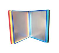 STOBOK Organiseur mural en PVC transparent avec séparateurs pour menu, publicité, consultation, présentation, 33 x 23,5 cm