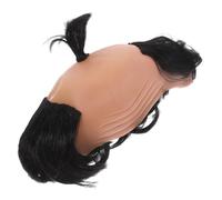 STOBOK Perruque pour homme Samouraï - Demi-bonnière en latex - Pour fête à thème - Accessoire pour cheveux