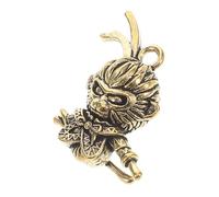 STOBOK Porte-clés Singe Roi Laiton Charme Chanceuse Accessoire Bricolage Bijoux DIY Pendentif Unique pour Sac à Dos ou Clés Figurine Zodiac
