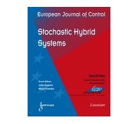 Stochastic hybrid systems european journal of control vol 16 - Lygeros - Hermes Science Publications - broché - Livre