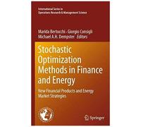 Stochastic Optimization Methods In Finance And Energy