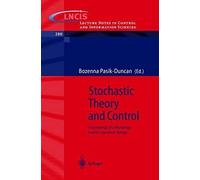 Stochastic Theory And Control
