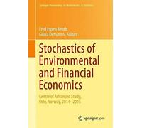 Stochastics Of Environmental And Financial Economics