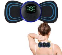Stock Lider-Masseur musculaire portable avec 2 recharges, sans fil autocollant, masseur pour l'épaule et le cou, soulagement de la douleur des muscles du corps