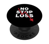 Stock Market Crash No Stop Loss Trading Baissier Daytrading PopSockets PopGrip Adhésif