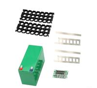 Stockage de batterie pour 12 V 7 Ah, compatible avec 18 650 cellules, bande de nickel pour personnalisation (vert)