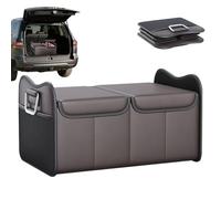 Stockage De Bottes De Voiture - Organisateur De Coffre De Voiture | Organisateur De Stockage De Démarrage | Grande Boîte D'organisation Pliable Avec Couvercle | Accessoires De Véhicules Pour Cargo Bac