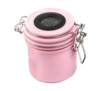 Stockage de colle à cils, récipient de colle à cils - Support adhésif pour cils avec jauge de température,Pot de stockage d'adhésif pour cils avec jauge de température, récipient scellé anti-fuite