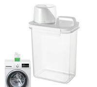 Stockage de détergent à lessive - Conteneurs de lessive | Récipients à lessives - Récipient de stockage de détergent de blanchisserie résistant à l'humidité, transparent, portable, pour la distributio