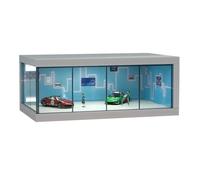 Stockage de Garage de Voiture modèle à l ' échelle 1/64 avec lumière LED et boîtes de Garage de Stockage de vitrine de stationnement