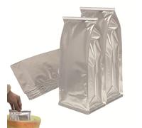 Stockage de graisse - Lot de 20 récipients anti-fuites usagés | Sac de déchets doublé en aluminium haute température, prévention des fuites de vidange de cuisine | Élimination des graisses camping