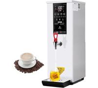 Stockage d'eau, Distributeur d'eau Chaude Commercial, chaudière à Remplissage Automatique en Acier Inoxydable, comptoir électrique de 2,5 KW, Robinet Anti-Goutte, idéal pour Le thé