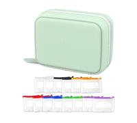 Stockage portable pour tablettes - Hub de routine quotidienne en tissu PVC, pack coloré de grande capacité, composant de santé sécurisé, accessoire de tri fiable | Taille des composants de l'utilitair